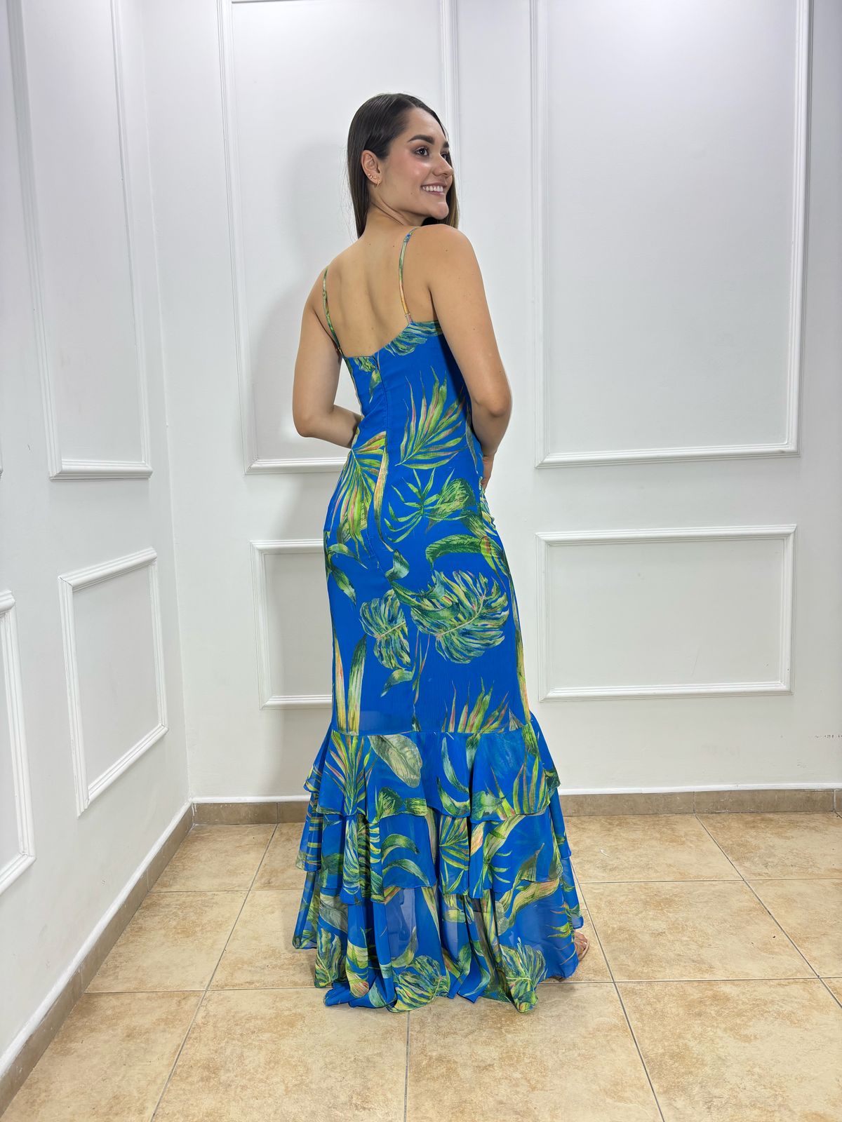 VESTIDO TROPICAL CHIC