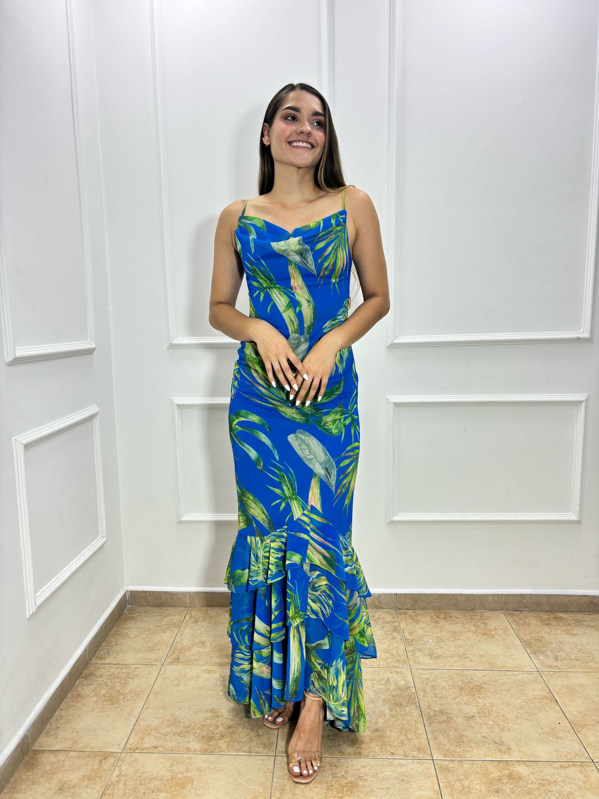 VESTIDO TROPICAL CHIC