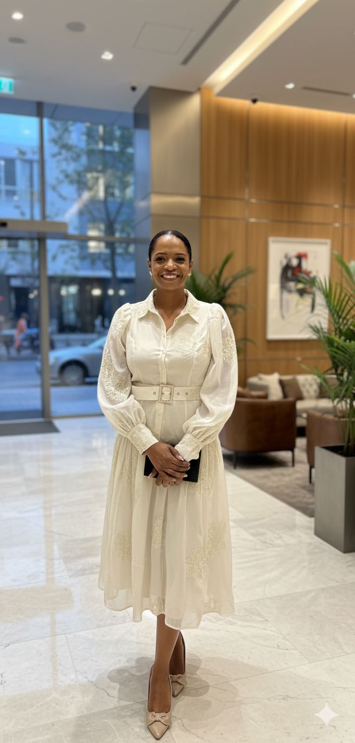 VESTIDO TIPO CAMISERO