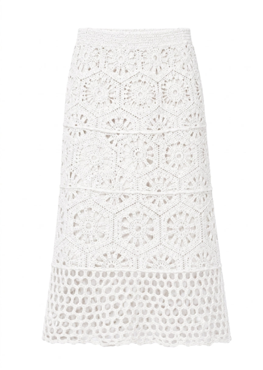 Falda Macramé Aurora