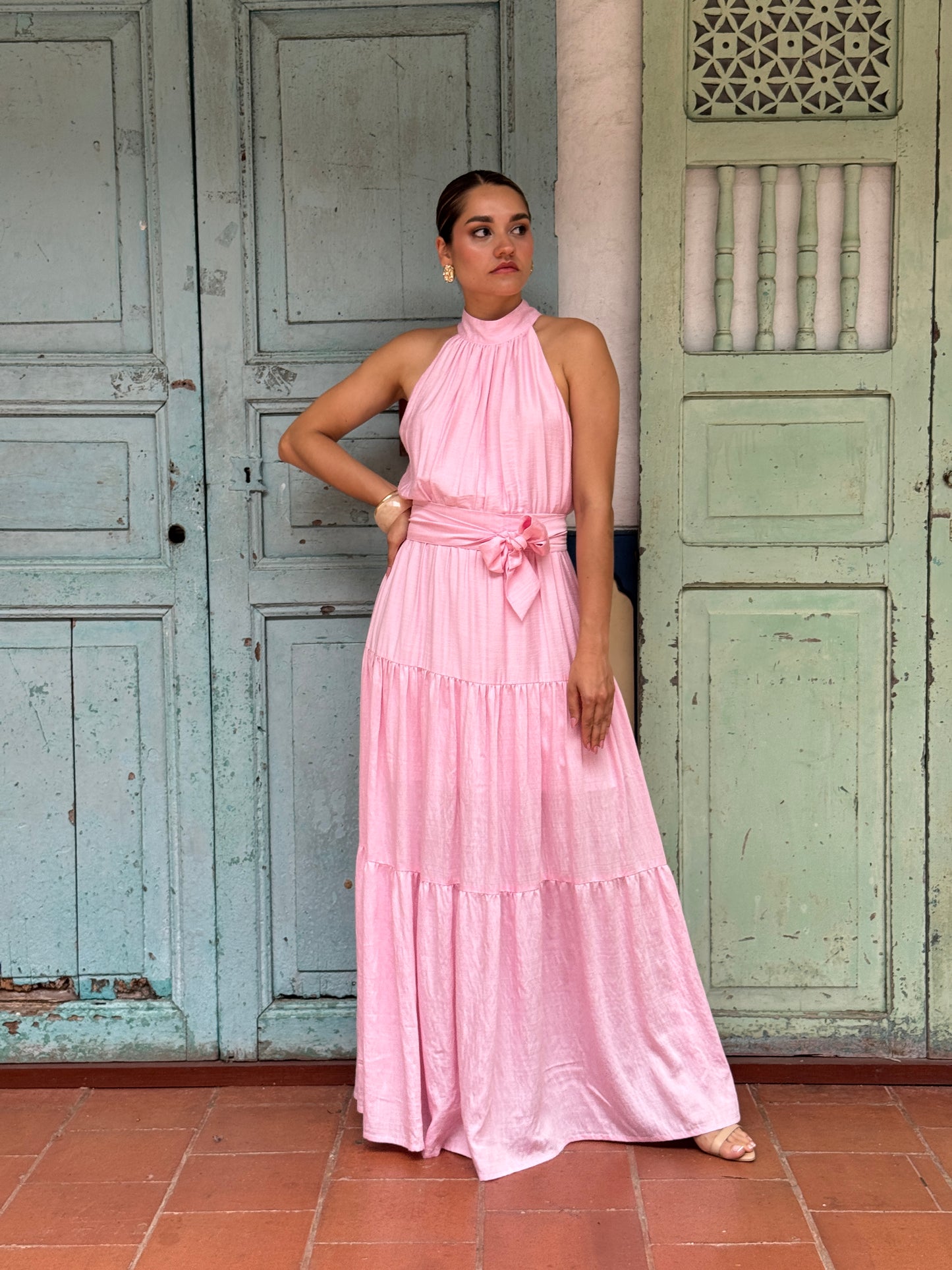 VESTIDO CUELLO ALTO