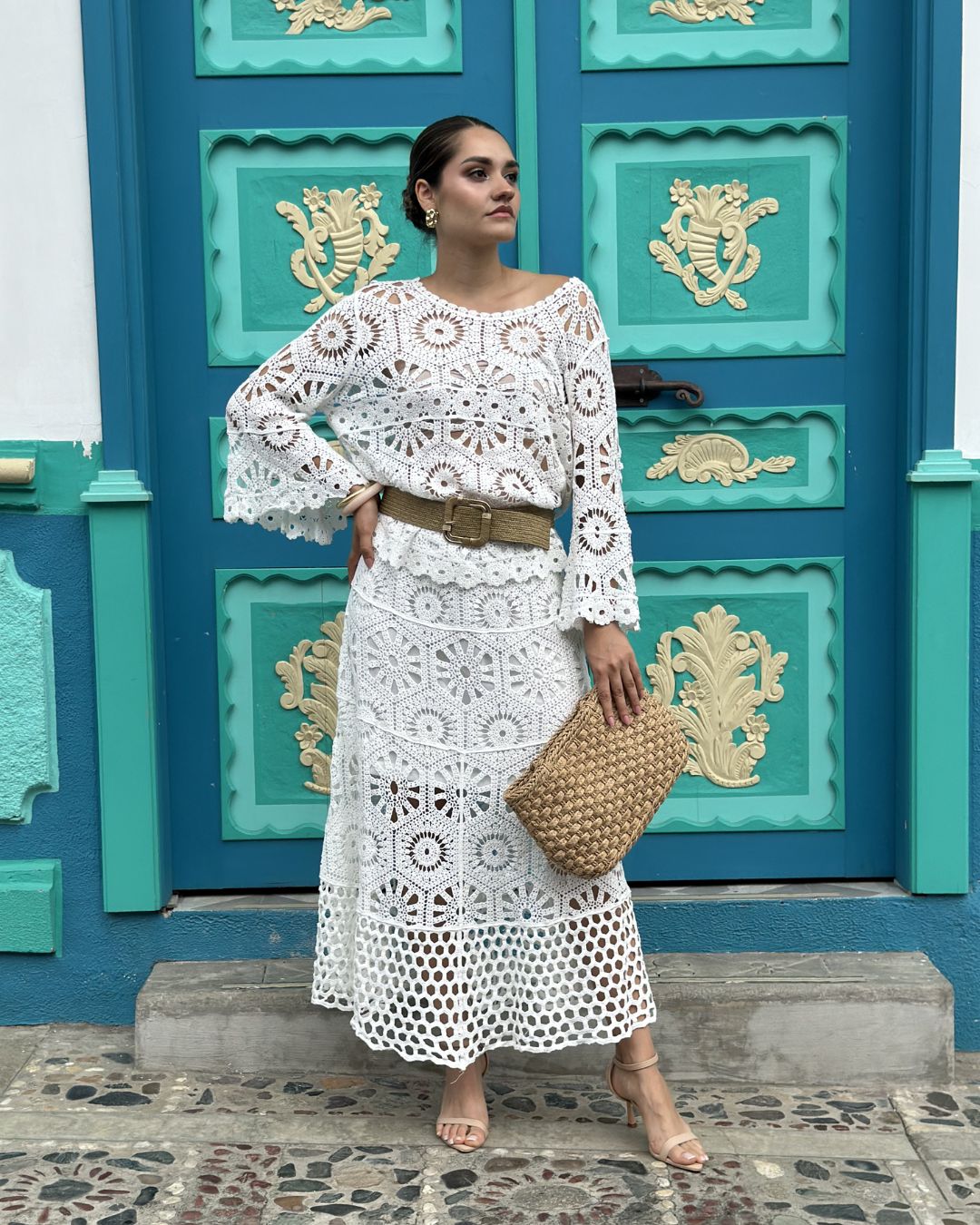 FALDA MACRAMÉ