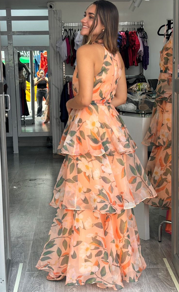 Vestido Estampado Tiempos