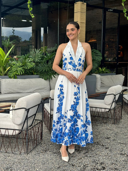 VESTIDO CUELLO HALTER