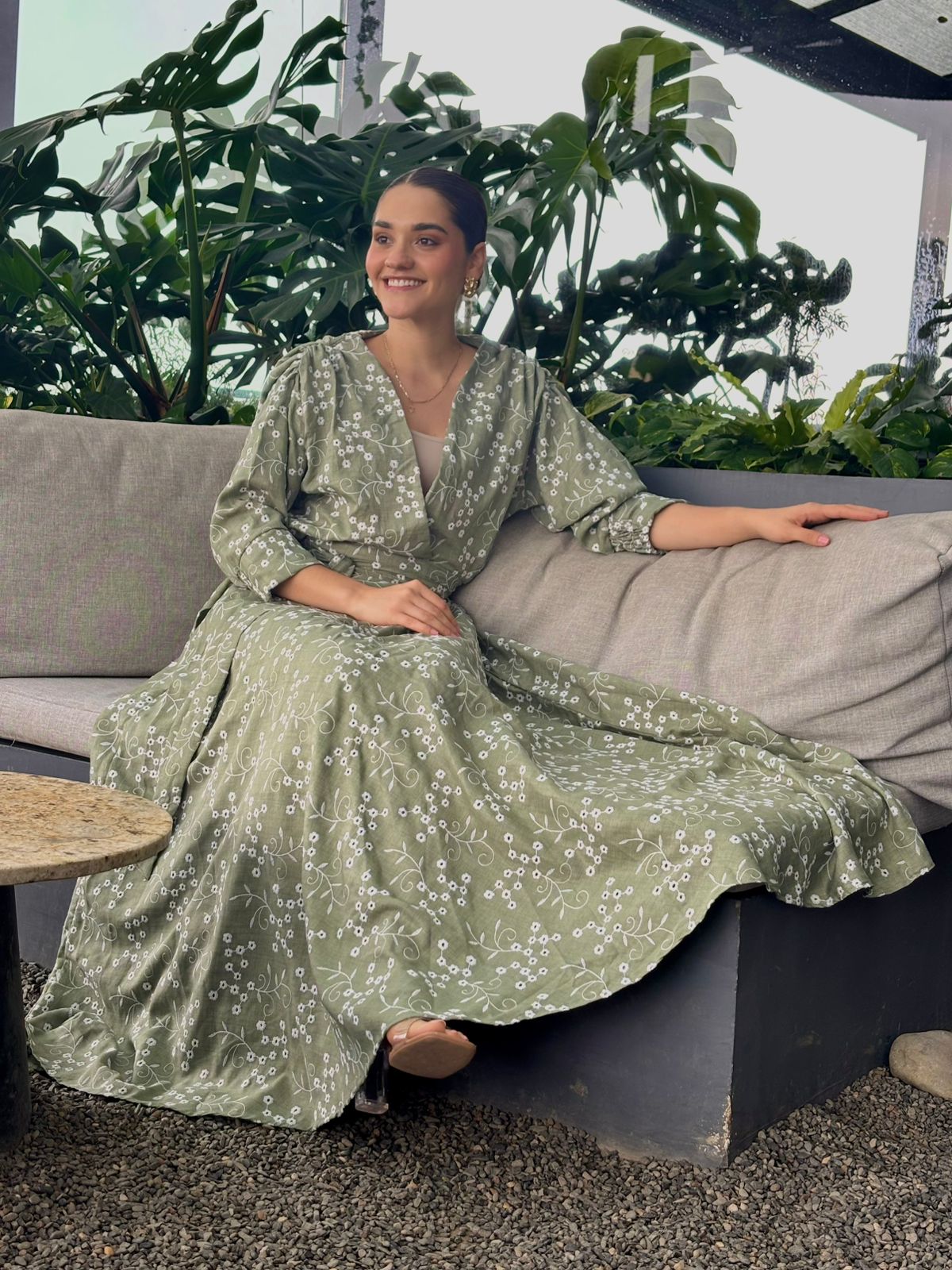 FALDA CAMPANA ENCAJE