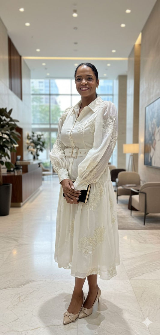 VESTIDO TIPO CAMISERO