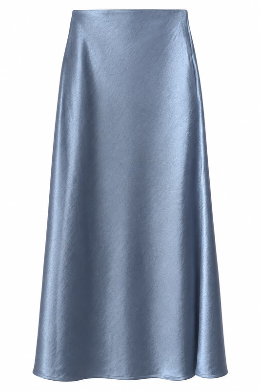 FALDA SATIN LINEA A