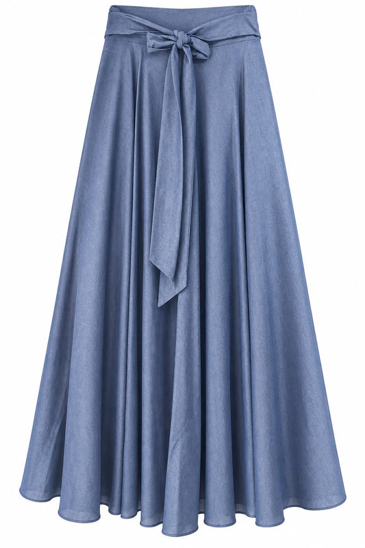 FALDA CHAMBRAY