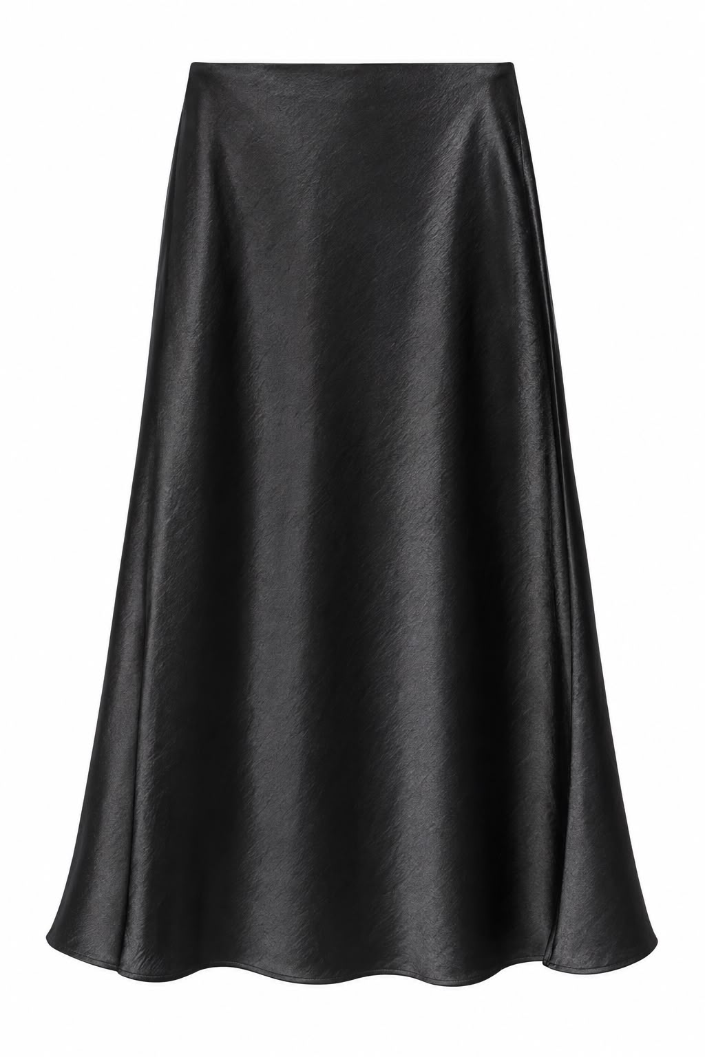 FALDA SATIN LINEA A