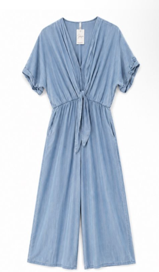 Enterizo Denim Chambray