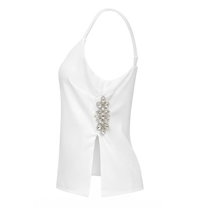 Blusa Aplique Lateral