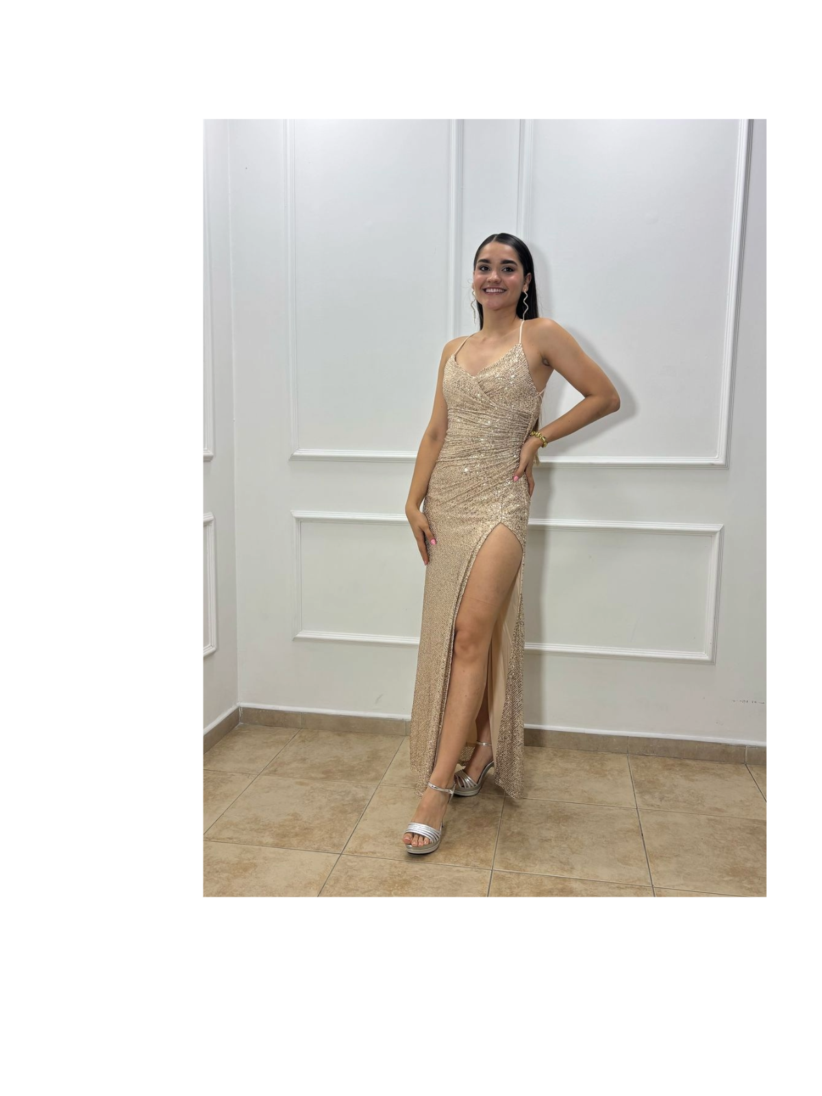 VESTIDO LENTEJUELA