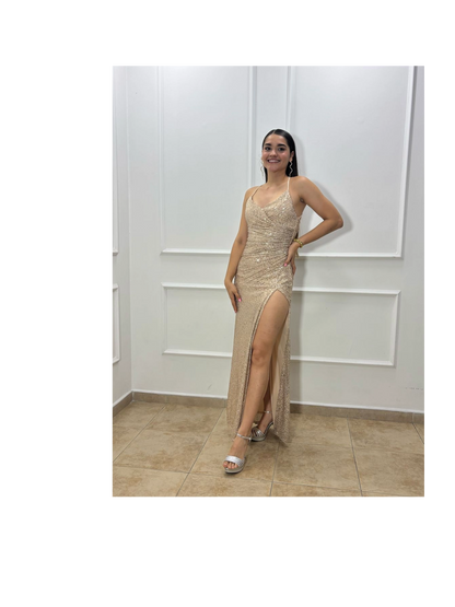 VESTIDO LENTEJUELA