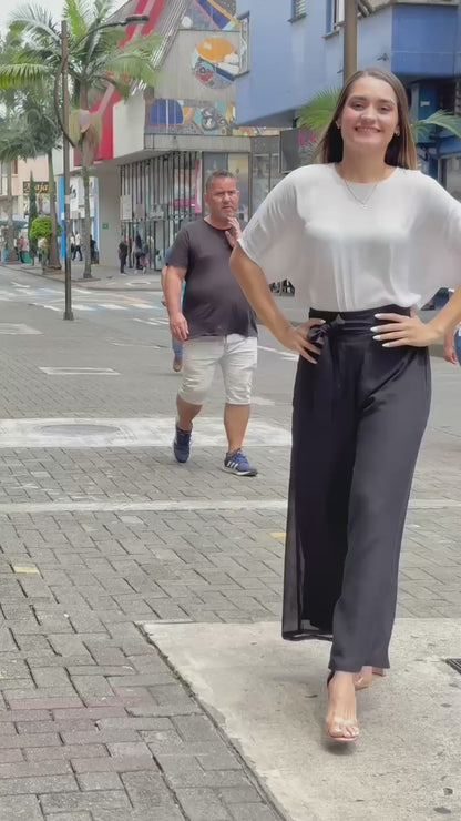 Pantalón velo crepé