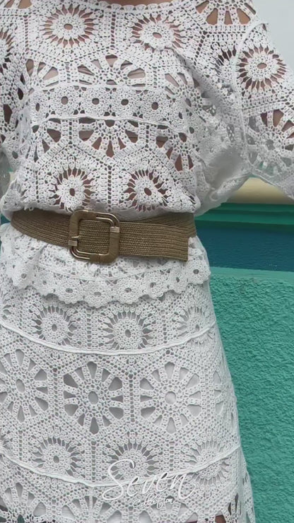 Falda Macramé Aurora