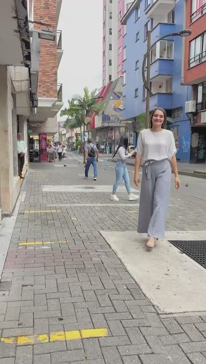 Pantalón velo crepé