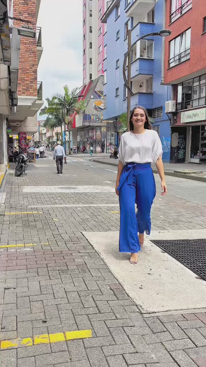 Pantalón velo crepé